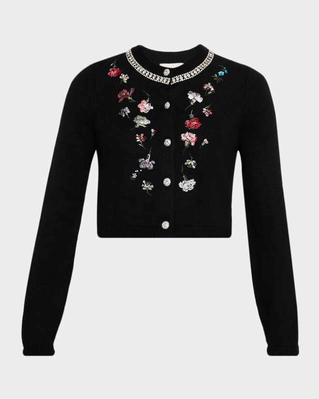 Isolde Tumbling Carnation Cardigan